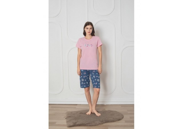 Pijama Dama Baki Capri 5017